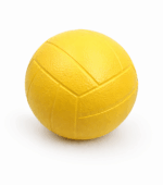 Yellow foam volleyball
