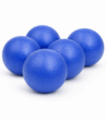 Five Blue Standard Foam Balls