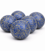 Five Blue Scribble Foam Balls