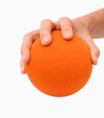 Orange Reinforced Foam Ball