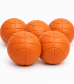 Orange foam basketballs